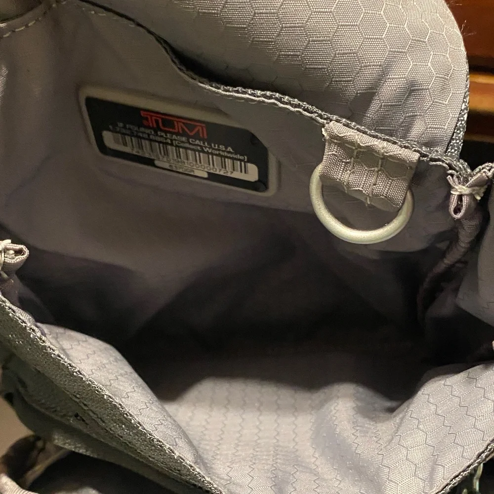 Tumi vintage Men's Red and Gray Messenger Bag